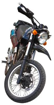 Motorcycle isolated Stock Photos