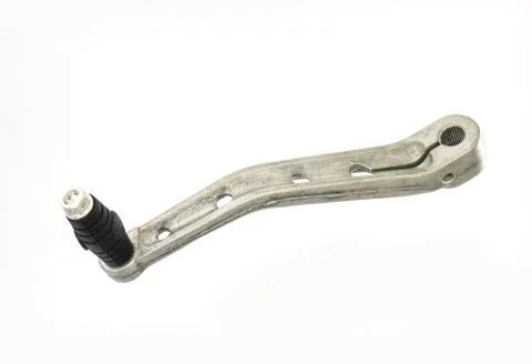 Motorcycle kick starter Stock-Fotos