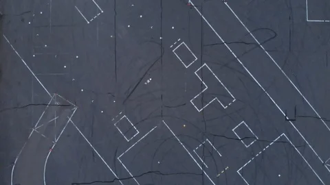 Motorcycle learning lesson school shot Stock Footage 89931343