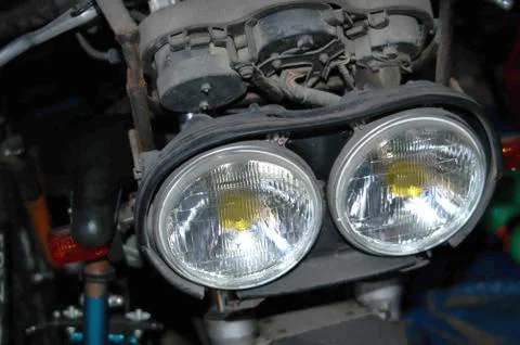 Motorcycle lights Stock Photos