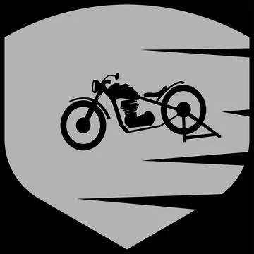Motorcycle logo vector illustration design Stock Illustration