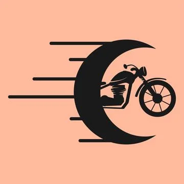 Motorcycle logo vector illustration design Stock Illustration