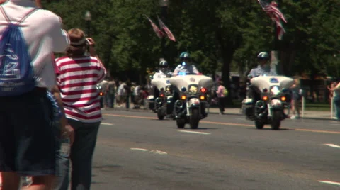 Motorcycle parade Stock Footage 41299158