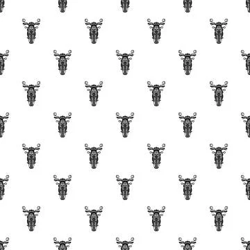 Motorcycle pattern seamless background for design elements 스톡 일러스트