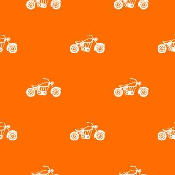 Motorcycle pattern seamless Stock Illustration