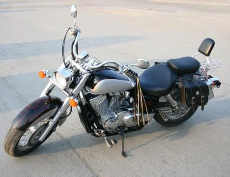 The motorcycle. Stock Photos