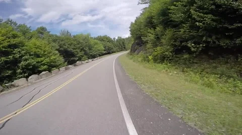 Motorcycle pov driving fast Stock Footage 56565839