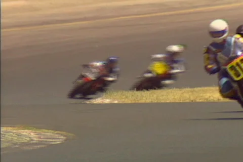Motorcycle race 02 Stock Footage 644311