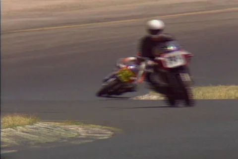 Motorcycle race 04 Stock Footage 644322