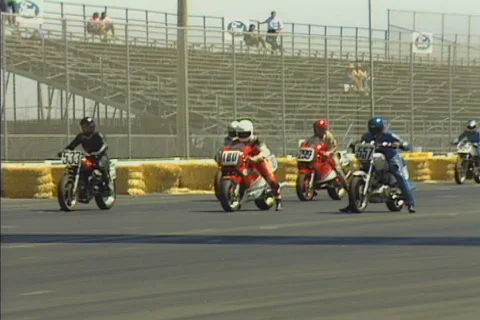 Motorcycle race 05 Stock Footage 644327