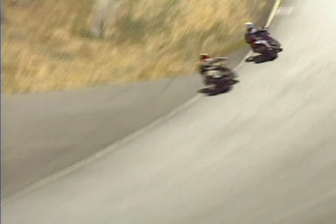 Motorcycle race 12 Stock Footage 644365