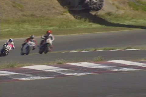Motorcycle race 16 Stock Footage 644386
