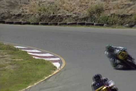 Motorcycle race 20 Stock Footage 644404