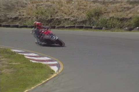 Motorcycle race 21 Stock Footage 644522