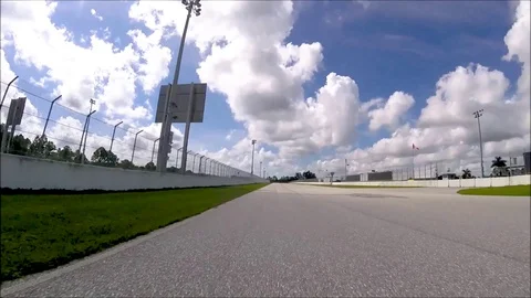 Motorcycle Racer On Course Stock Footage 109795605