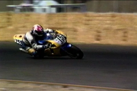Motorcycle Racing Stock Footage 68326