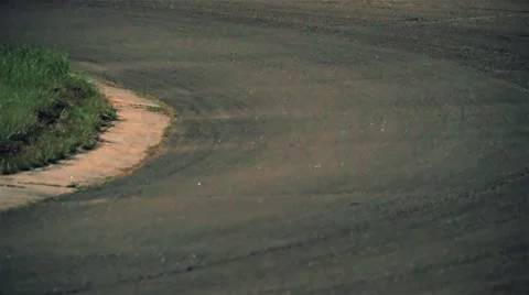 Motorcycle racing HD slow motion video. Moto riders turn. Extreme sport concept Stock Footage 67862019