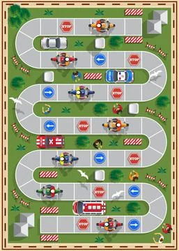 Motorcycle racing. Stock Illustration