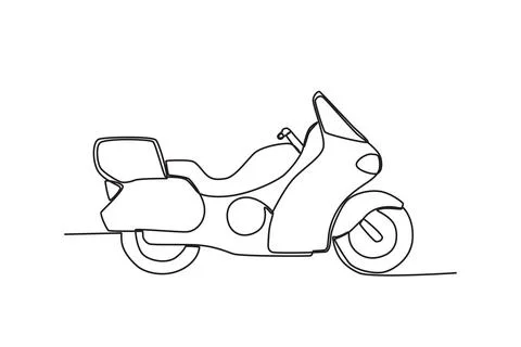 A motorcycle for racing Stock Illustration