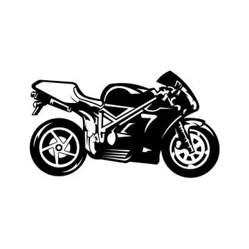 Motorcycle racing logo vector Stock Illustration
