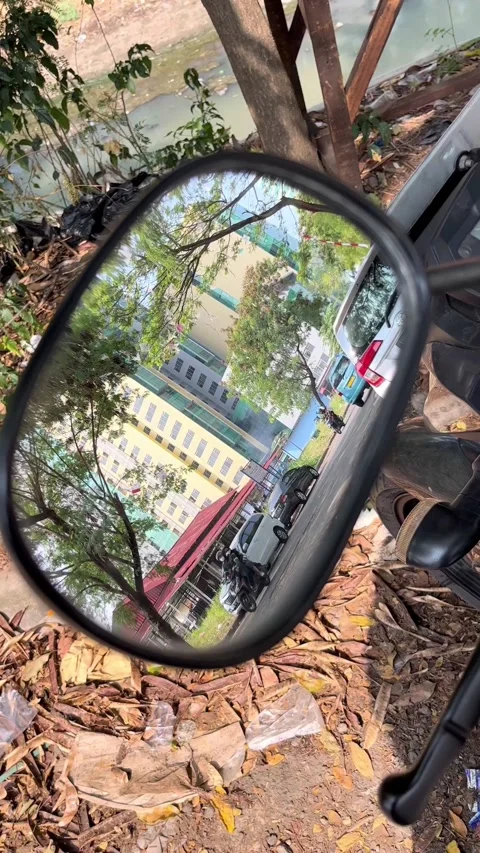 Motorcycle Rearview Mirror 動画素材 205909854