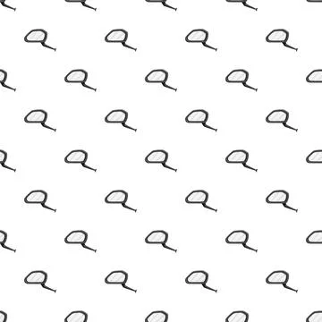 Motorcycle rearview mirror pattern creating seamless background Stock Illustration
