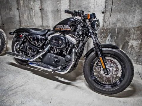 Motorcycle retro Stock Photos