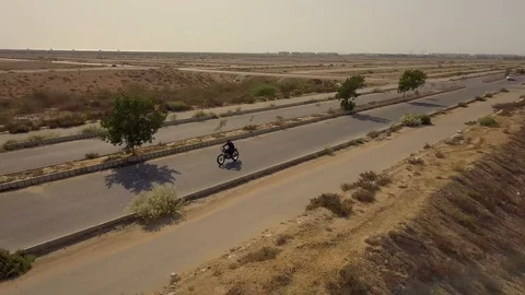 Motorcycle Rider Stock Footage 111759628