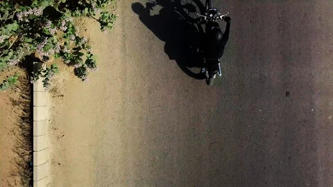 Motorcycle Rider Stock Footage 111759629