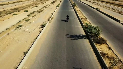 Motorcycle Rider Stock Footage 111759645