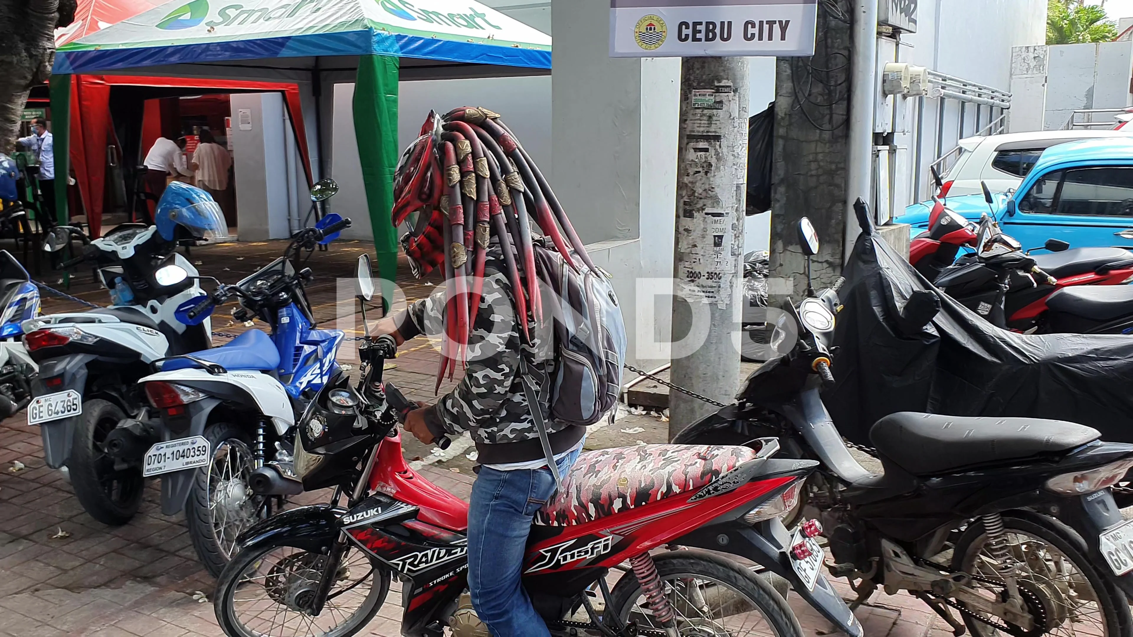 predator motorcycle rider