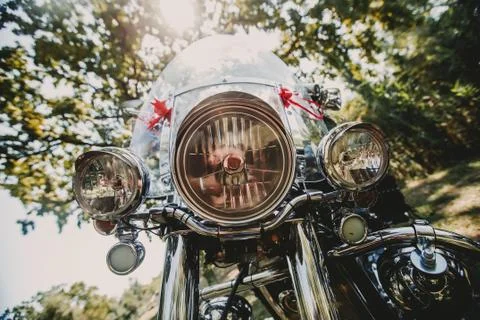 Motorcycle on the road	 Stock Photos