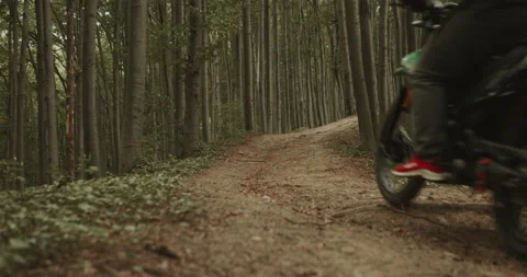 Motorcycle in the off-roads Stock Footage 135134709