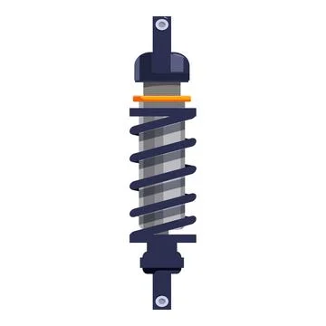 Motorcycle shock absorber ensuring smooth rides and enhanced handling Illustration