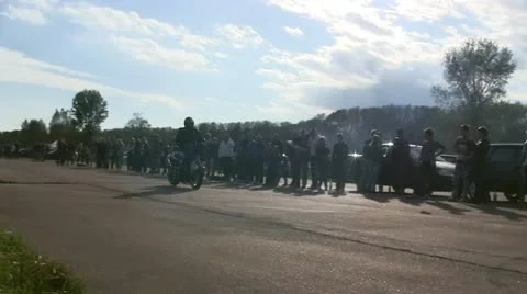 Motorcycle Show Stock Footage 18002912