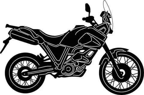 Motorcycle Silhouette Stock Illustration