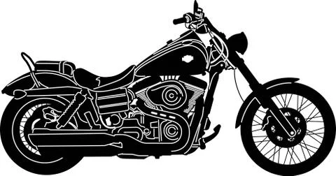 Motorcycle Silhouette Stock Illustration