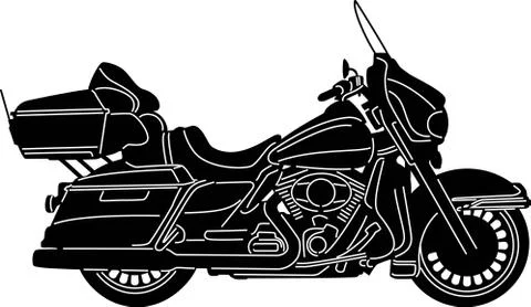 Motorcycle Silhouette Stock Illustration