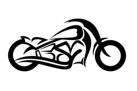 Motorcycle sketch Stock Illustration
