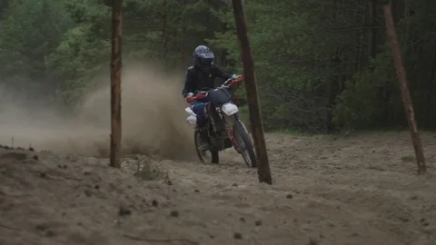 Motorcycle slow motion c-log footage Stock Footage 79534138