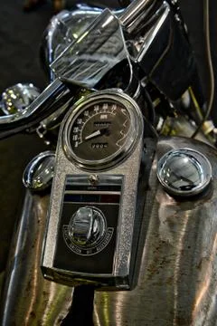 Motorcycle Speedometer Stock Photos