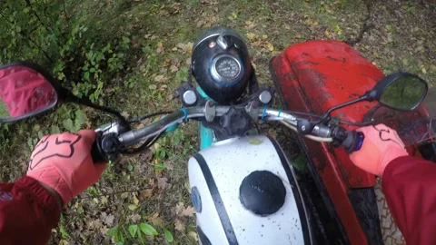 Motorcycle Start Engine with Kick-starter Vidéo 161713016