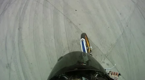 Motorcycle stunt show 02 Stock Footage 11401465