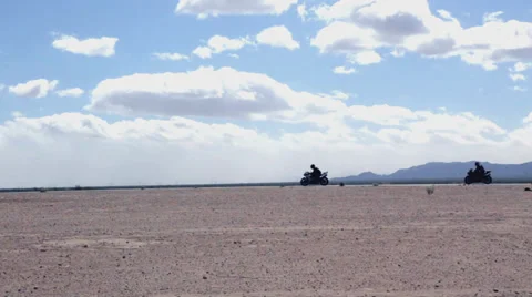 Motorcycle Super Bikes 2 bikes long shot Stock Footage 34134194