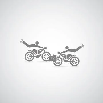 Motorcycle symbol Stock Illustration