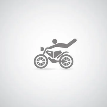 Motorcycle symbol Stock Illustration