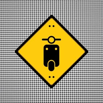 Motorcycle symbol Stock Illustration