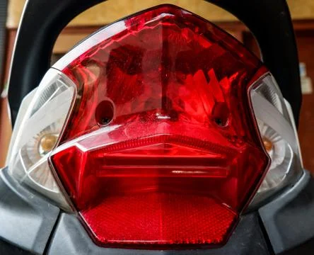 Motorcycle taillight Stock Photos