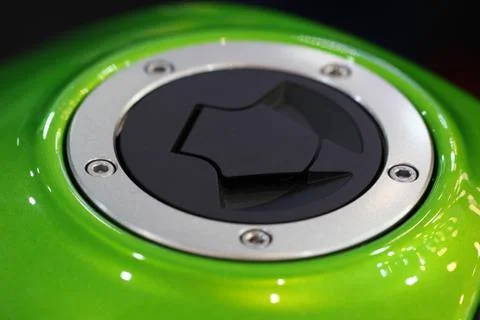 Motorcycle tank cap Stockfoto's