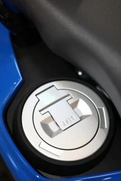 Motorcycle tank cap Stock Photos